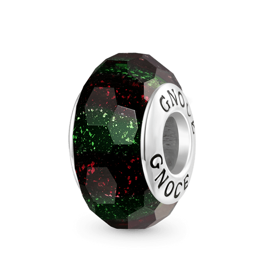 Gnoce Wavy Obsidian Glass Charm_1