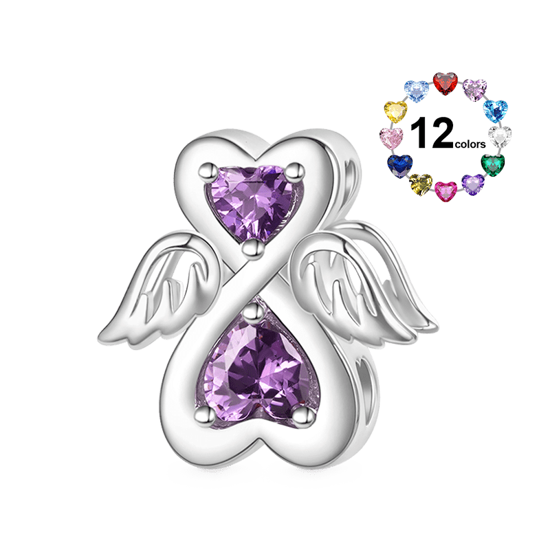 Gnoce Birthstone Angel Charm_1