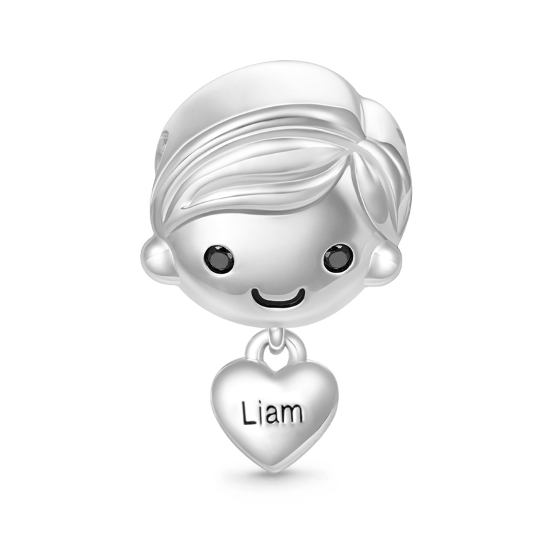 Gnoce Love Little Boy Engravable Charm_3
