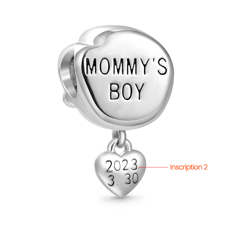 Gnoce Love Little Boy Engravable Charm_2