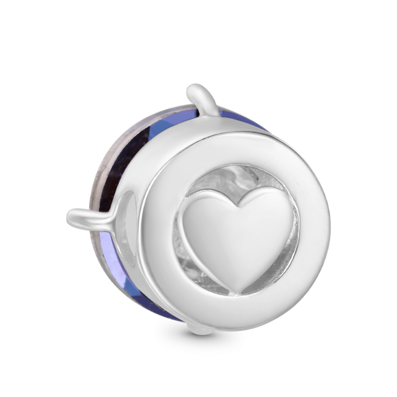 Gnoce Crystal Round Love Heart Charm_2