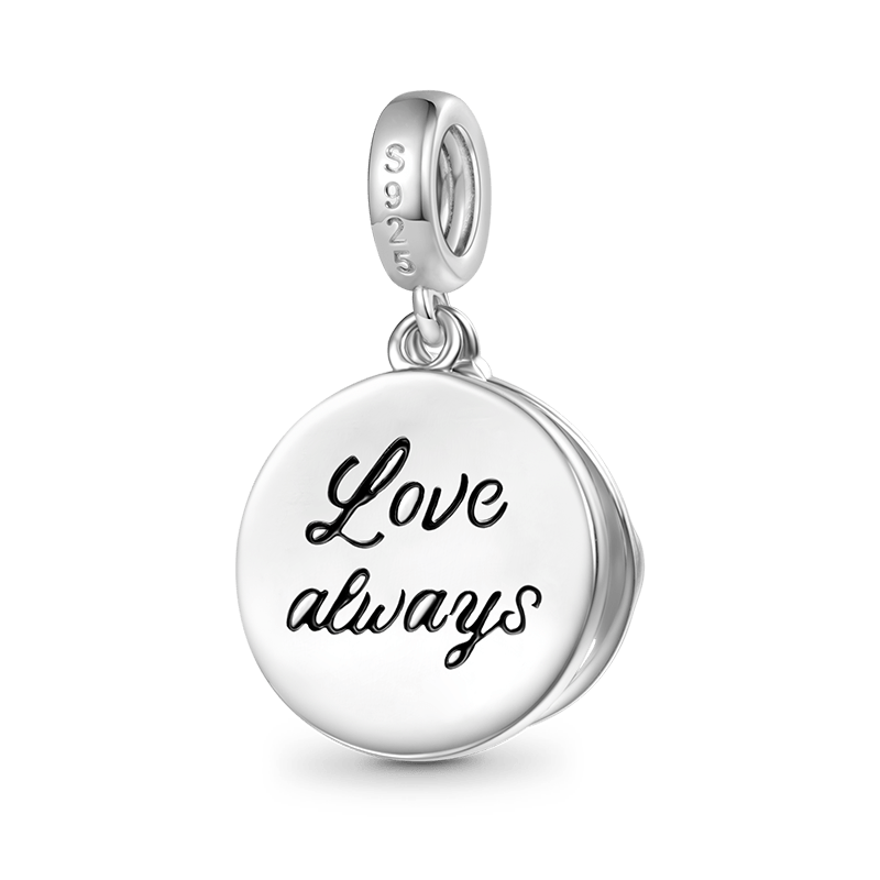 Gnoce Mermaid Scales Infinite Love Pendant Dangle Charm_3