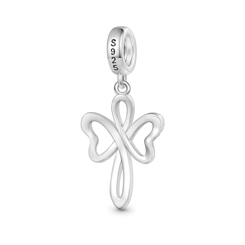 Gnoce Heart Cross Pendant Dangle Charm_2