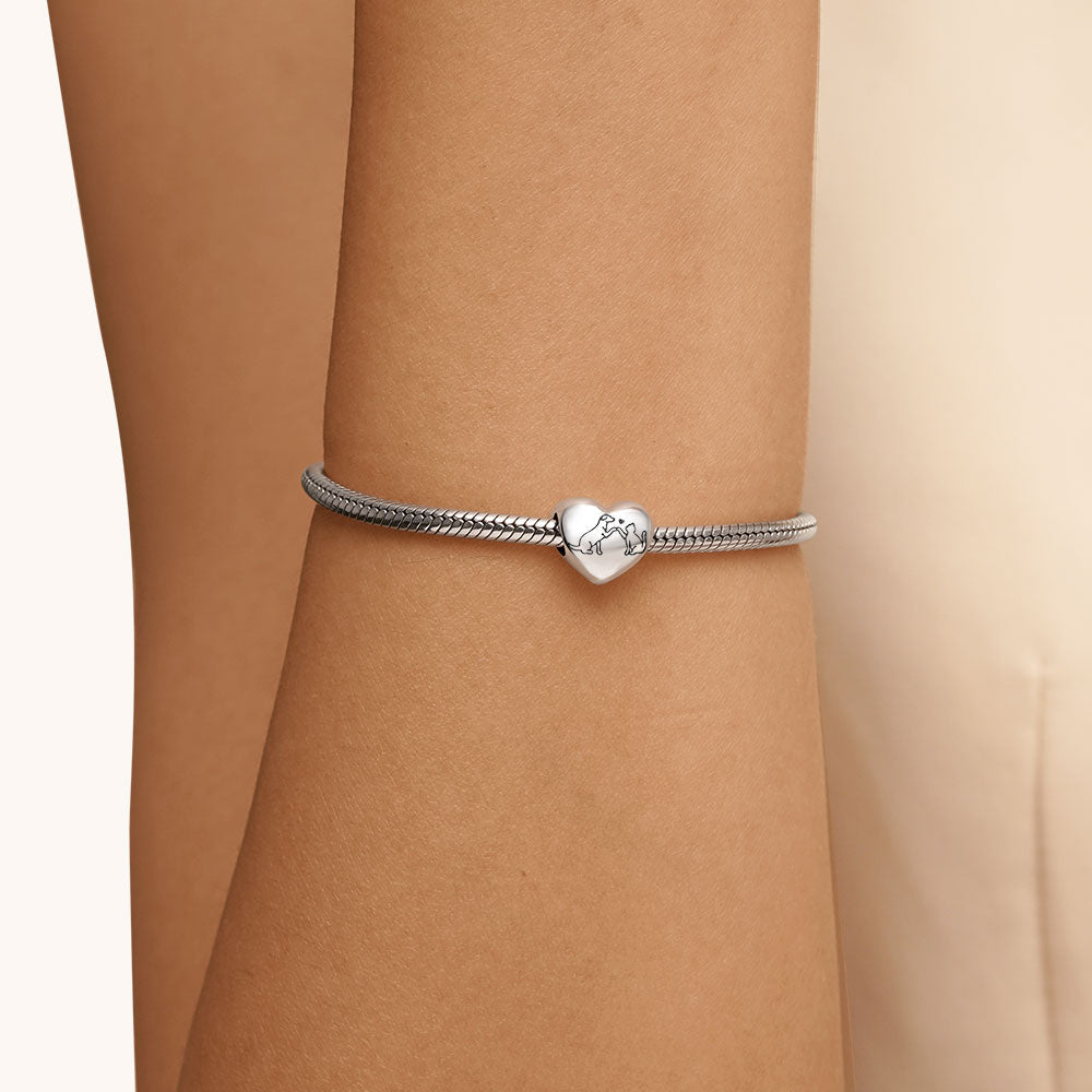 Gnoce Love Cat & Dog Heart Charm_5