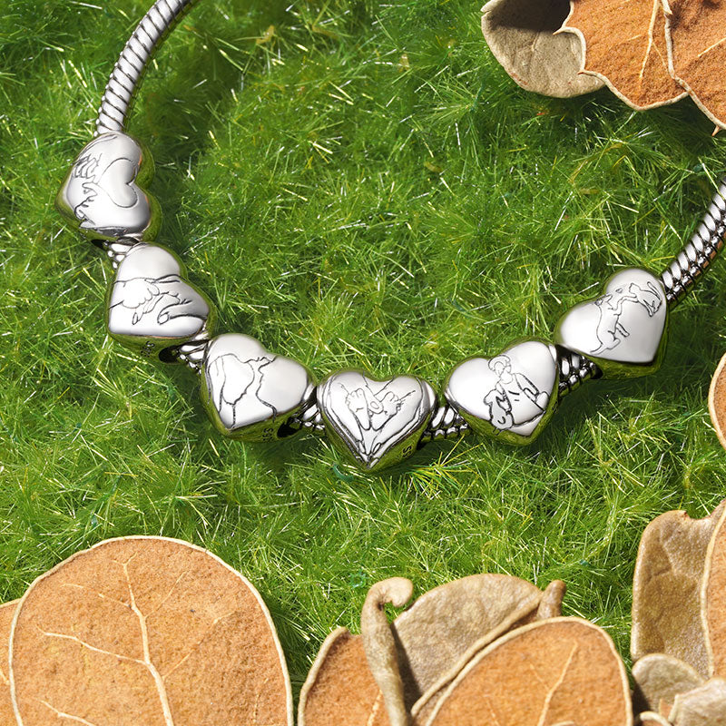 Gnoce Love Cat & Dog Heart Charm_3