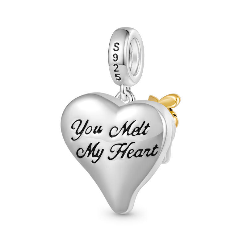 Gnoce “You Melt My Heart” Bee Pendant Dangle Charm_2
