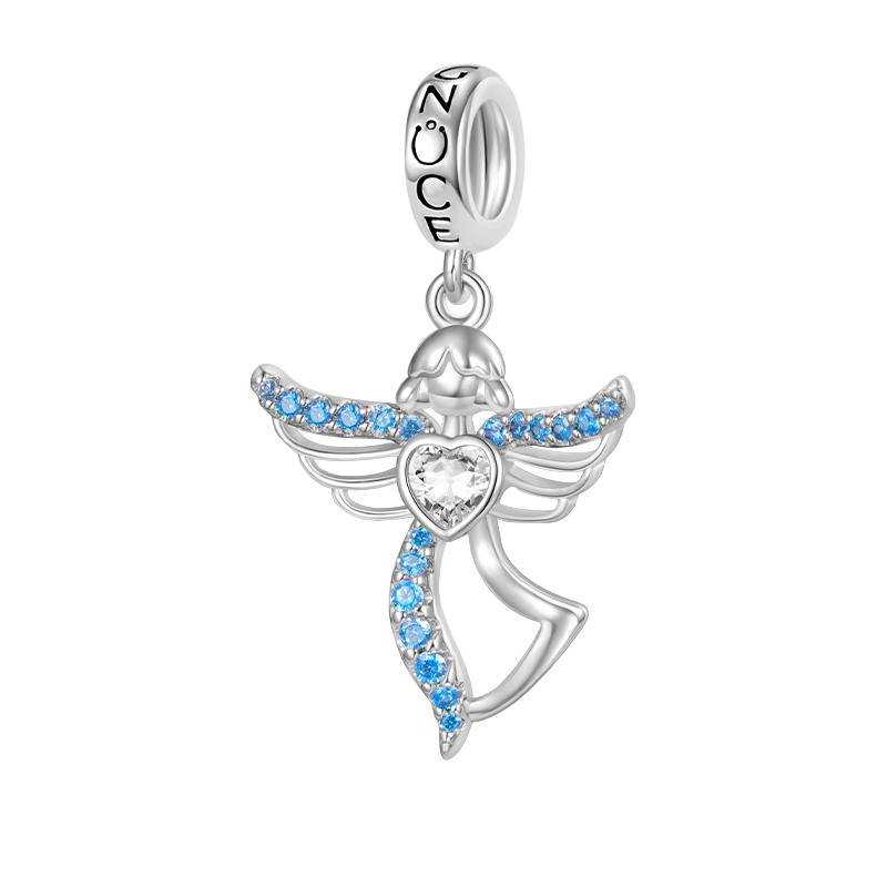 Gnoce Angel Wings Love Pendant Dangle Charm_1