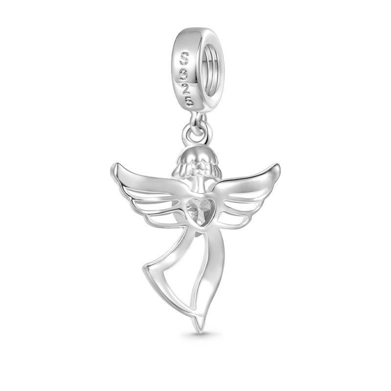 Gnoce Angel Wings Love Pendant Dangle Charm_2