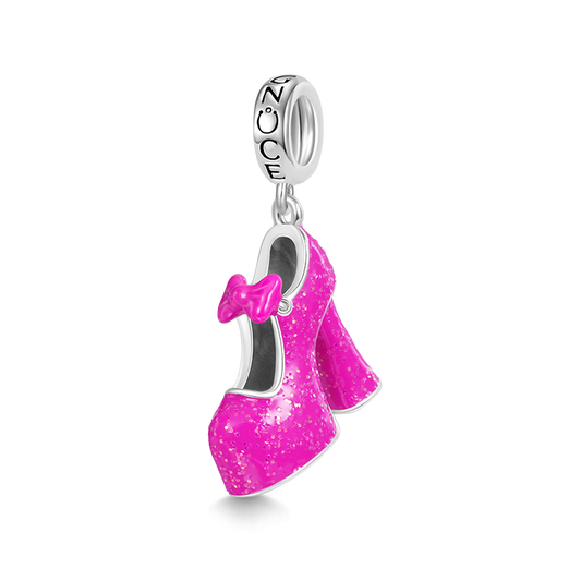 Gnoce Sexy Pink High Heel Pendant Dangle Charm_1