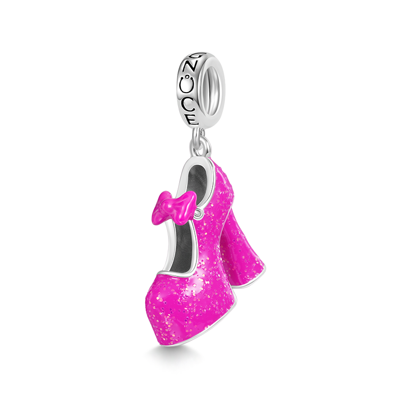 Gnoce Sexy Pink High Heel Pendant Dangle Charm_1