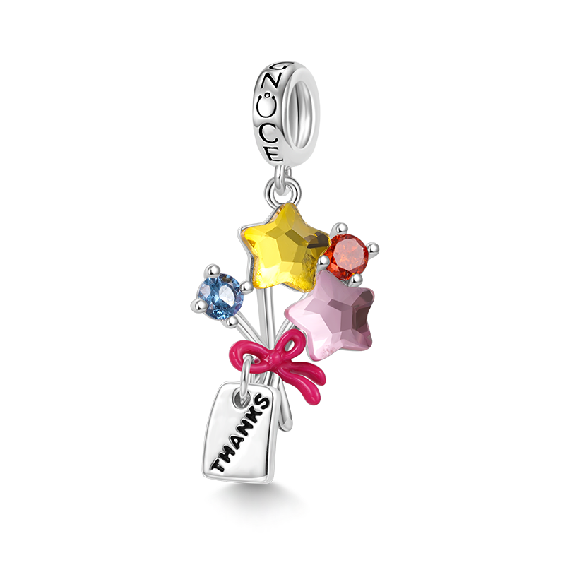 Gnoce Thanksgiving Bouquet Pendant Dangle Charm_1