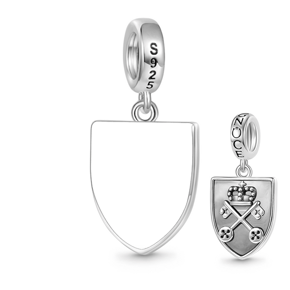 Grawerowany Charms-zawieszka Klucz