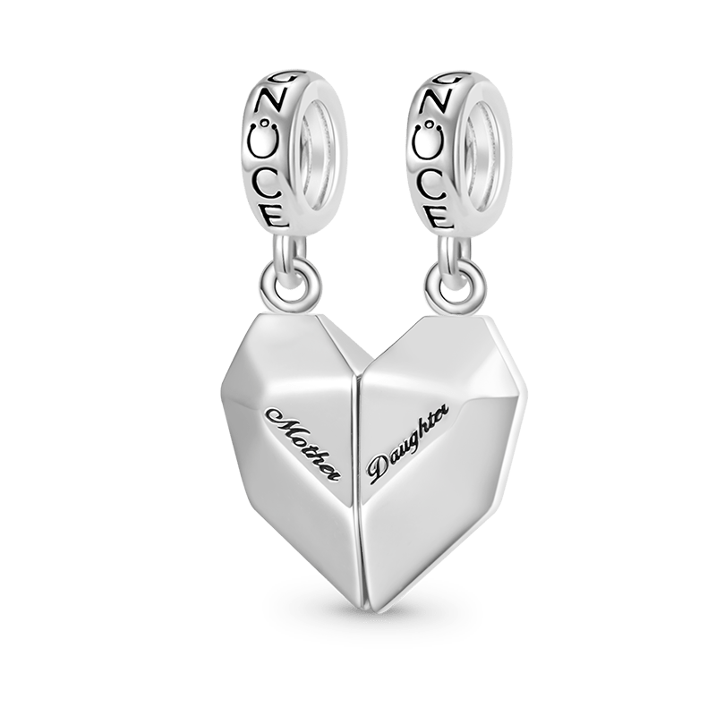 Gnoce Magnet Heart Engravable Pendant Dangle Charm_3