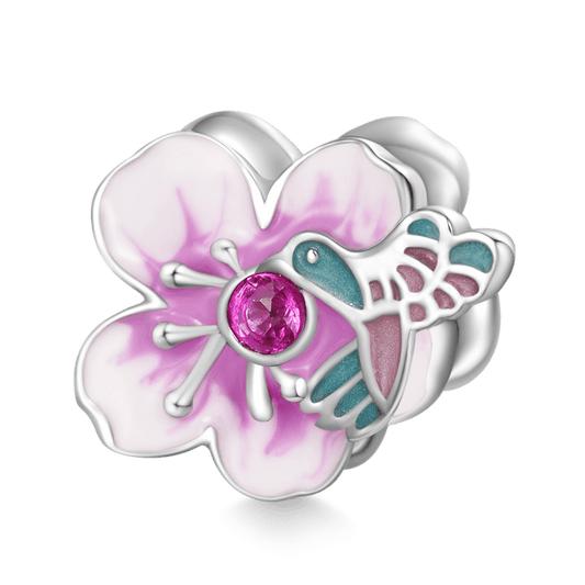 Gnoce Hummingbird Flower Charm_1