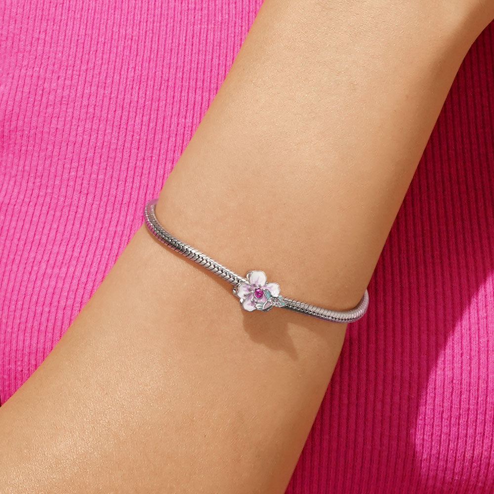 Gnoce Hummingbird Flower Charm_5