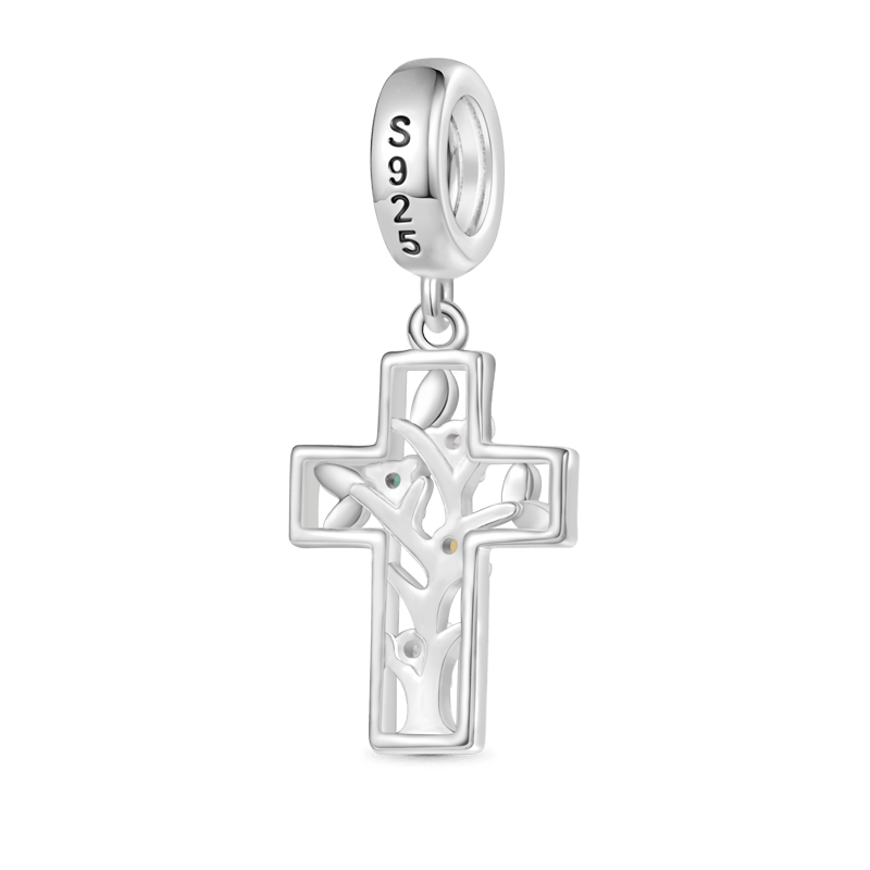 Gnoce Cross Tree Of Life Pendant Pendant Dangle Charm_2
