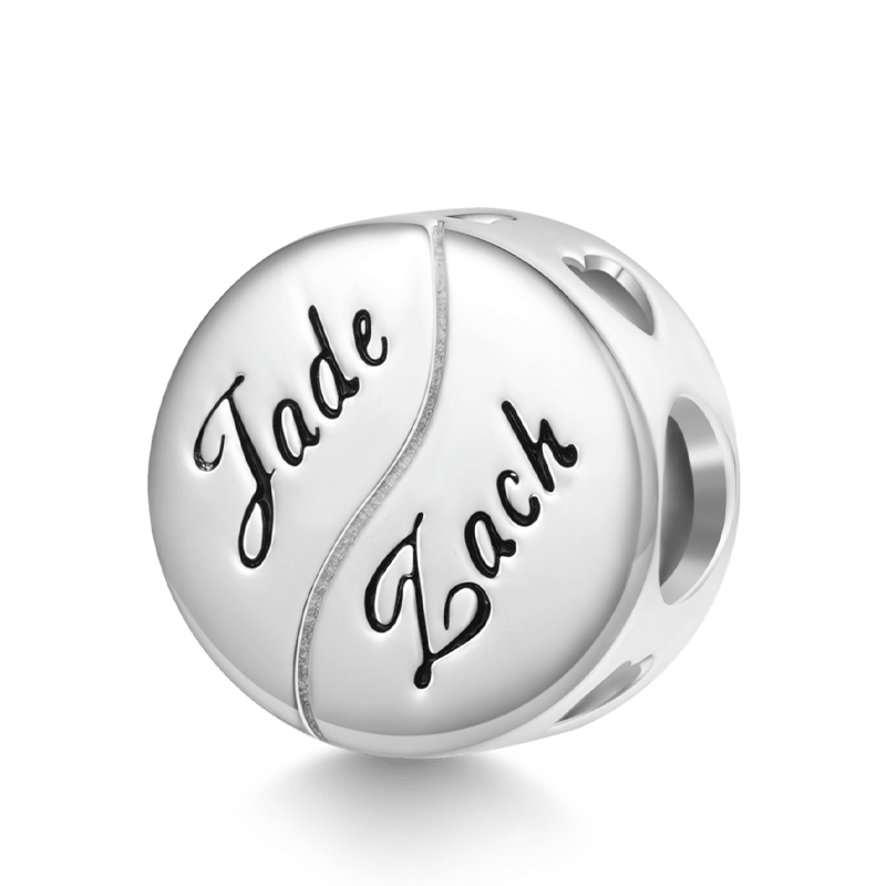Gnoce Engravable Love Heart Fingerprint Charm_2
