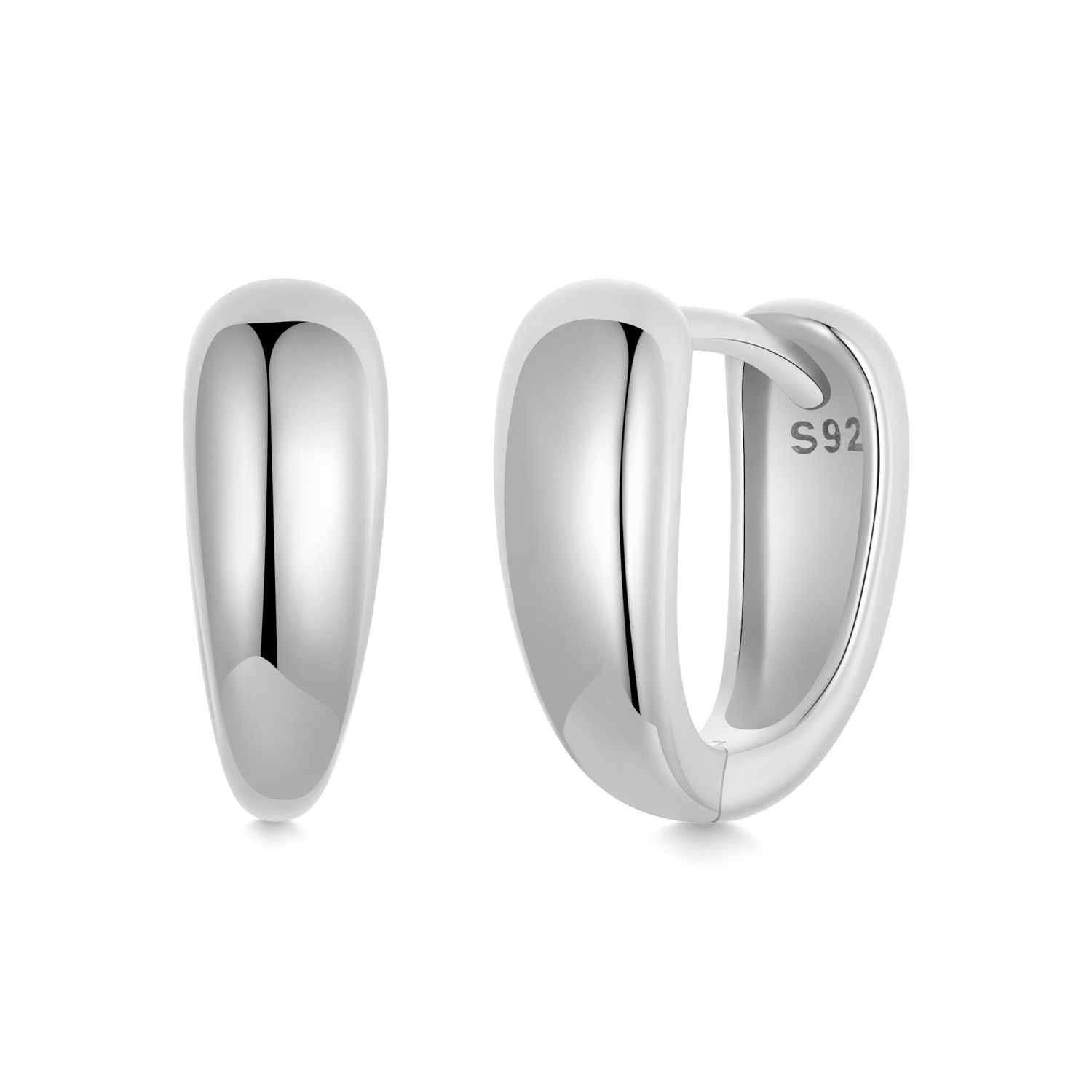 Gnoce Classic Mini Roll Hoop Earrings_1