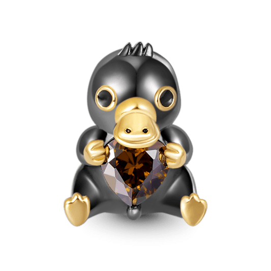Gnoce Platypus Embraces Heart Gem Charm_1