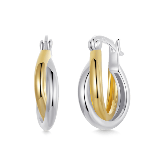 Gnoce Mini Double Roll Hoop Earrings_1