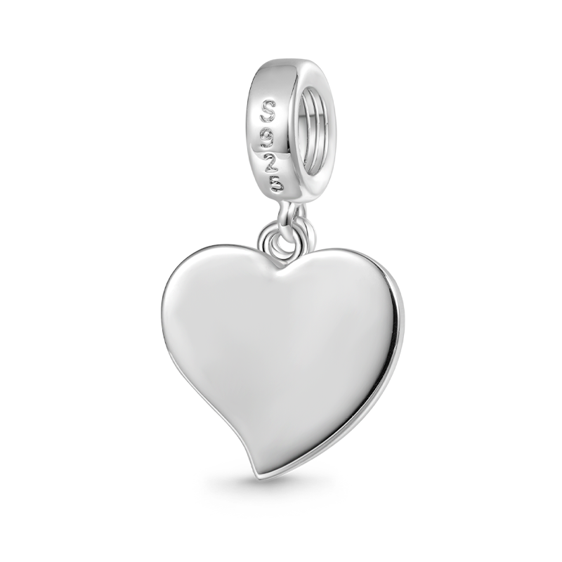 Gnoce “Forever in my Heart” Dog Paw Love Pendant Dangle Charm_2