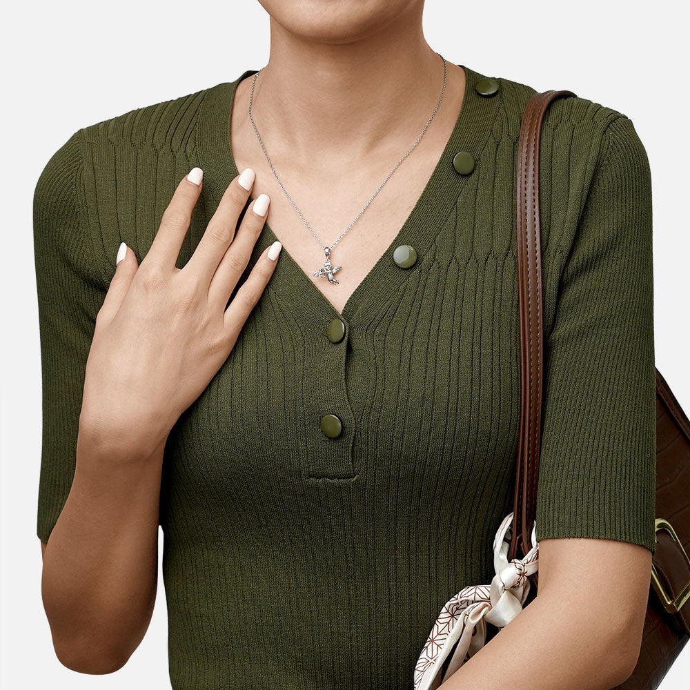 Gnoce Guardian Angel Pendant Dangle Charm_3