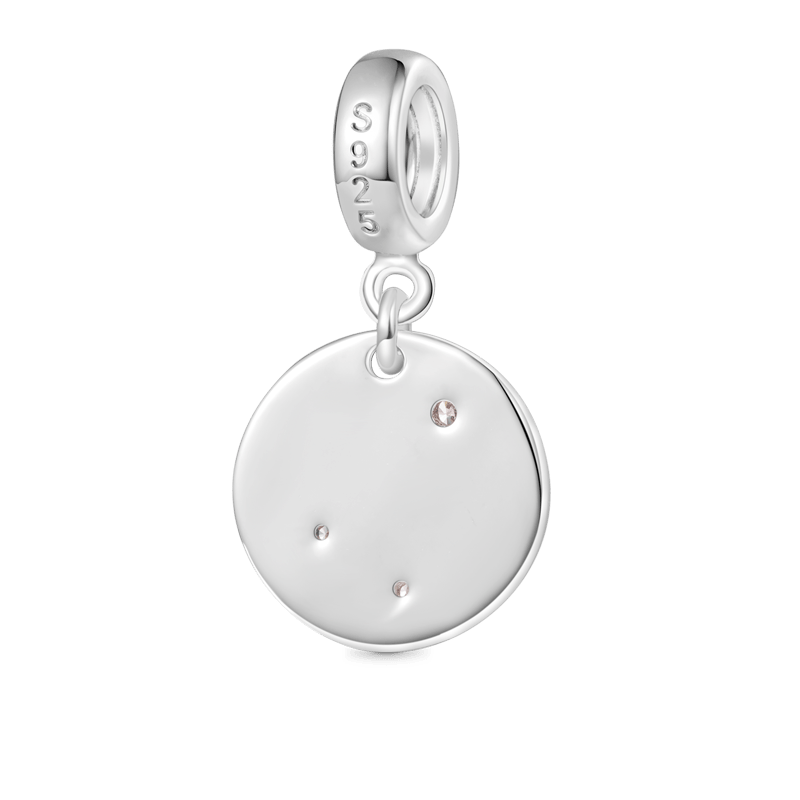 Gnoce Star Disk Engravable Pendant Dangle Charm_3