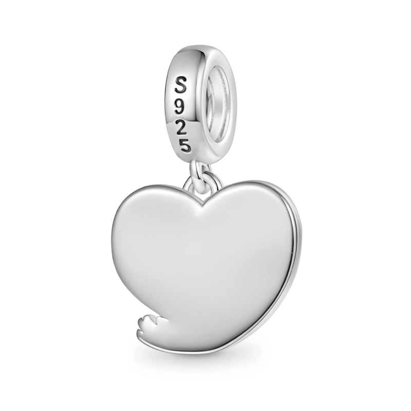Gnoce "I held you every second of your life" Hug Heart Charm_2