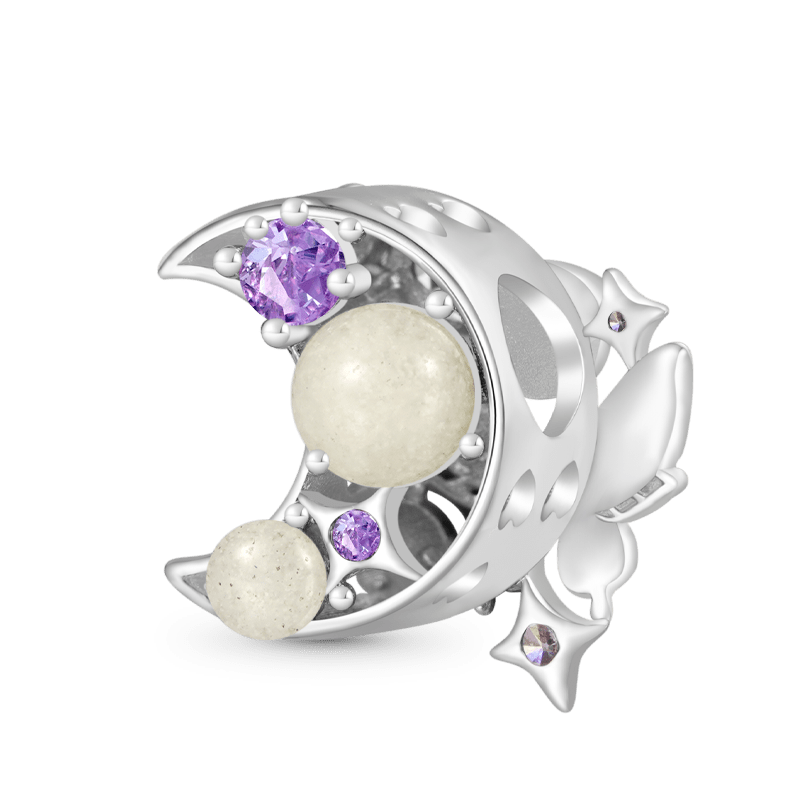 Gnoce Glow-in-the-Dark Moon Butterfly Charm_3
