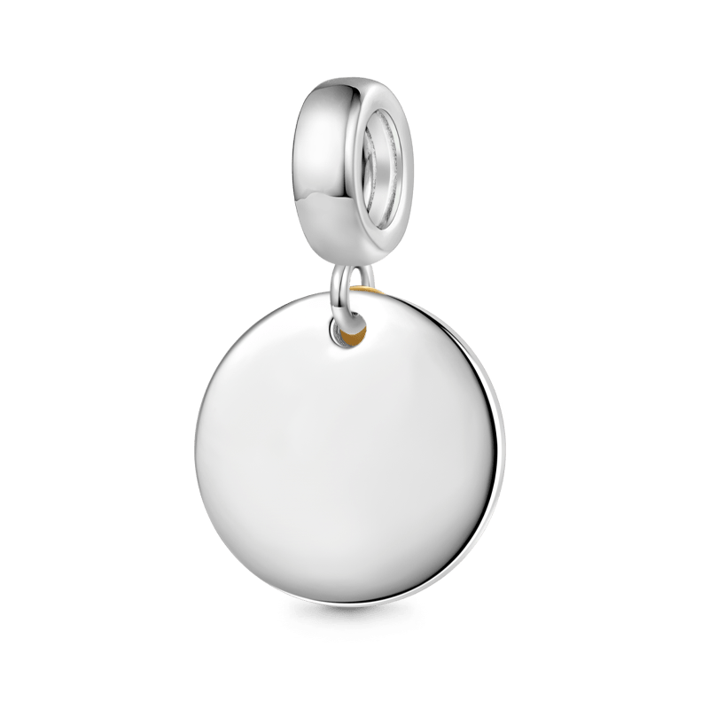 Gnoce "The love between a mother and son is forever" Heart Pendant Dangle Charm_2