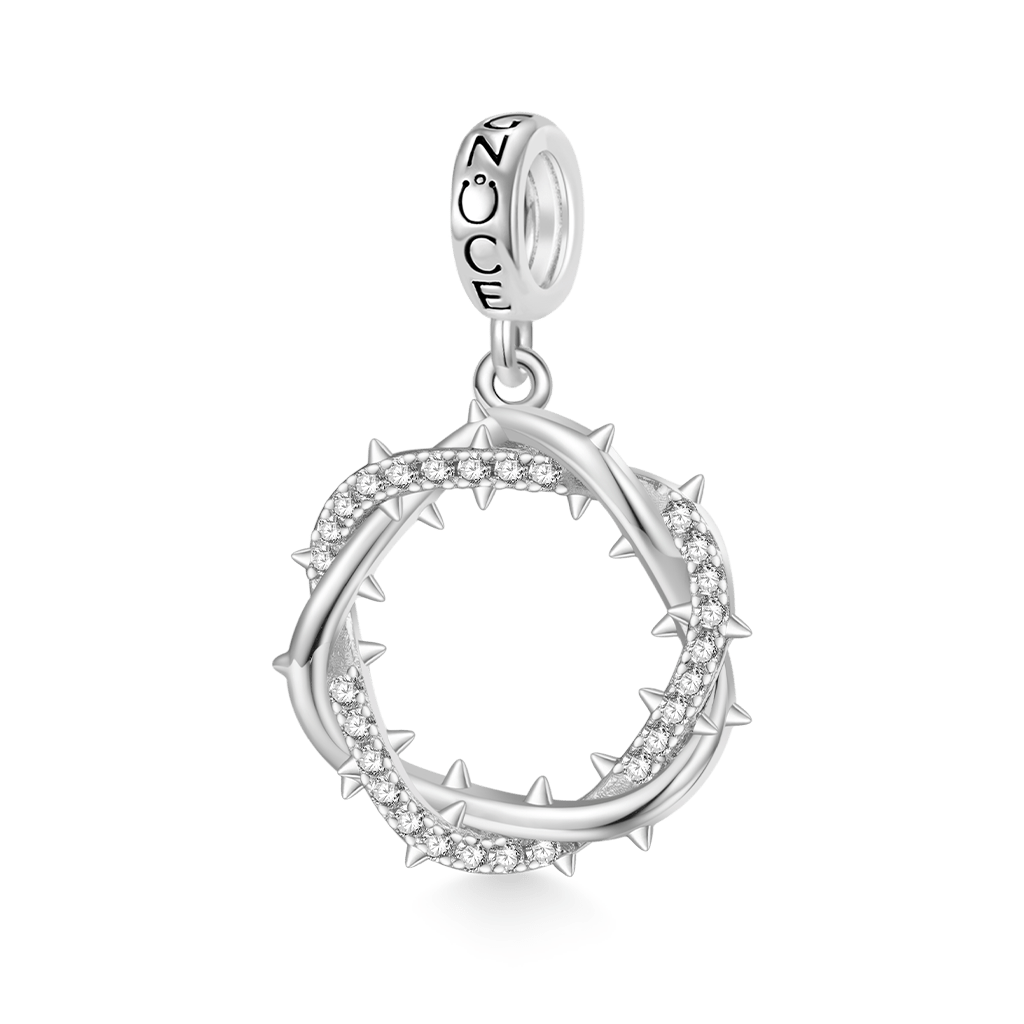 Gnoce Crown Of Thorns Pendant Dangle Charm_1