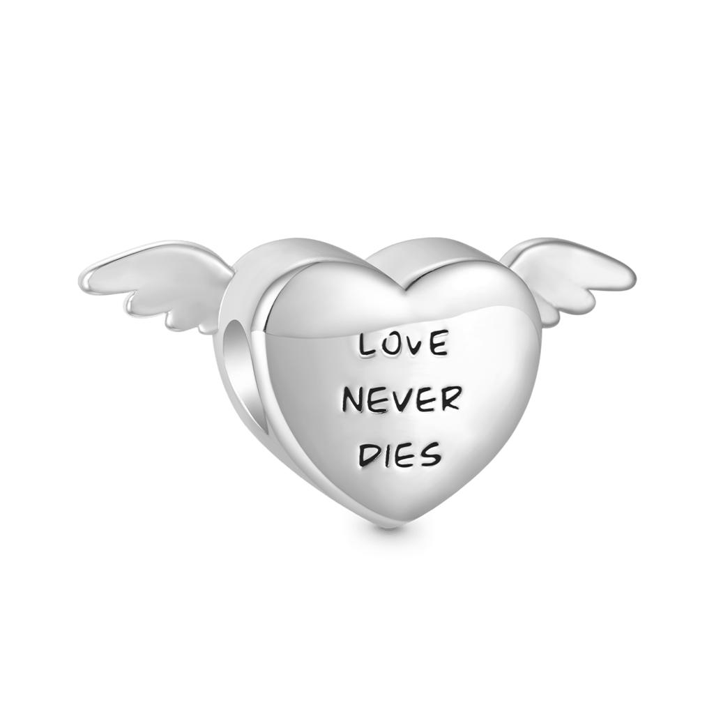 Gnoce "LOVE NEVER DIES" Wings of Love Glow-in-the-Dark Charm_3
