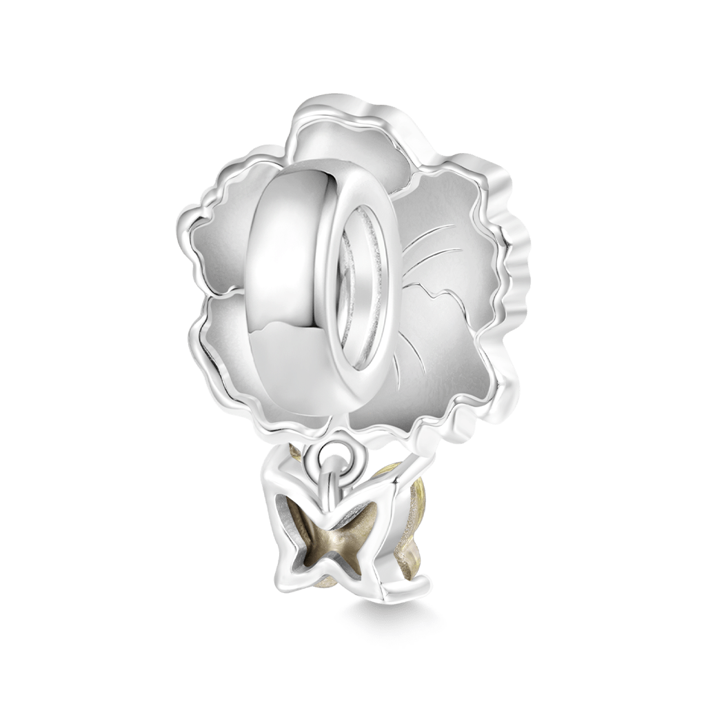 Gnoce Red Hibiscus Flower Charm_2