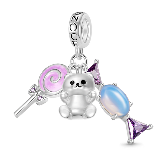 Gnoce Candy Bear Triple Pendant Dangle Charm_1