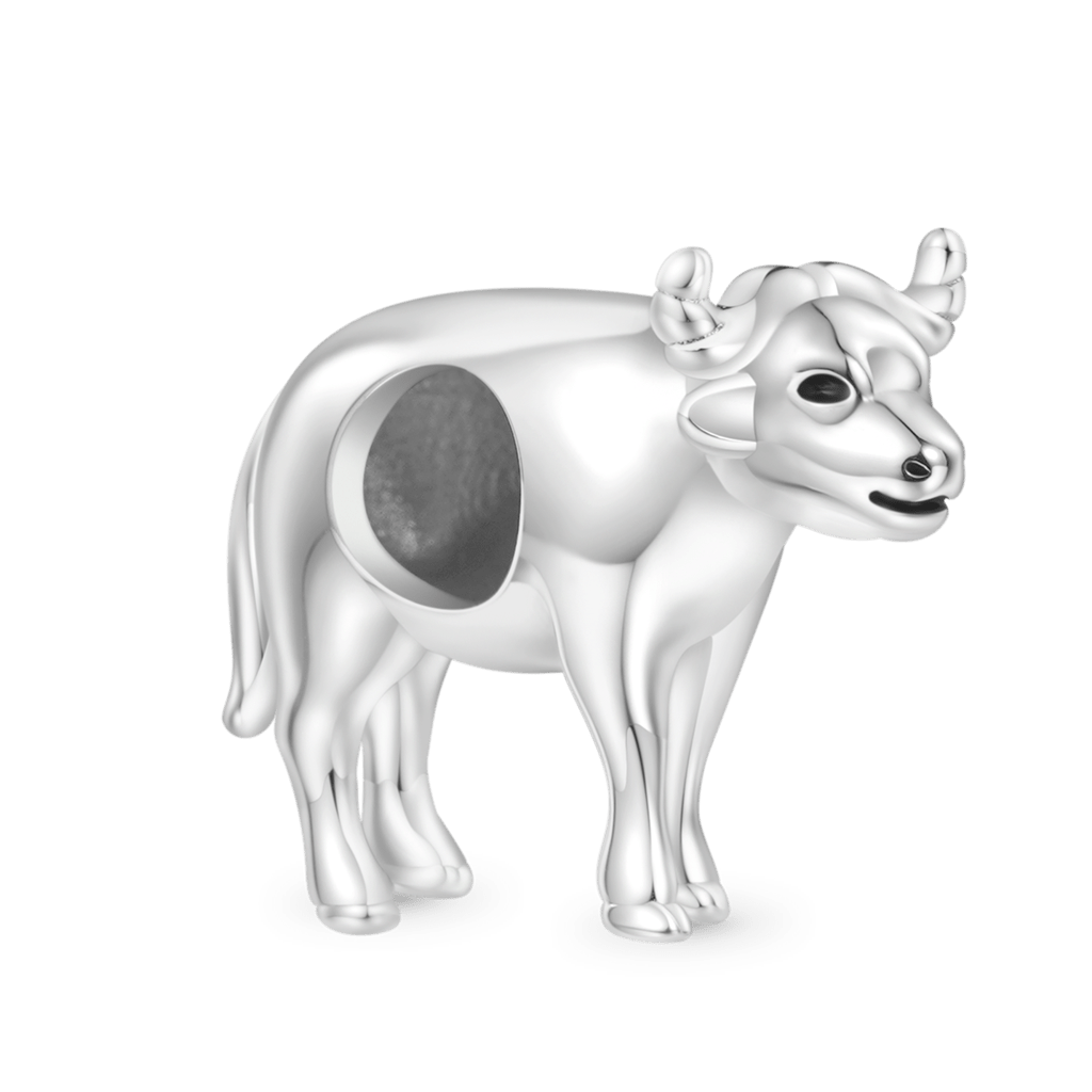 Gnoce African Animals Buffalo Charm_2