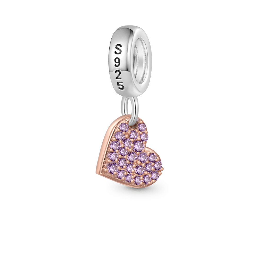 Gnoce "Big Little" Love Stitching Pendant Dangle Charm_4