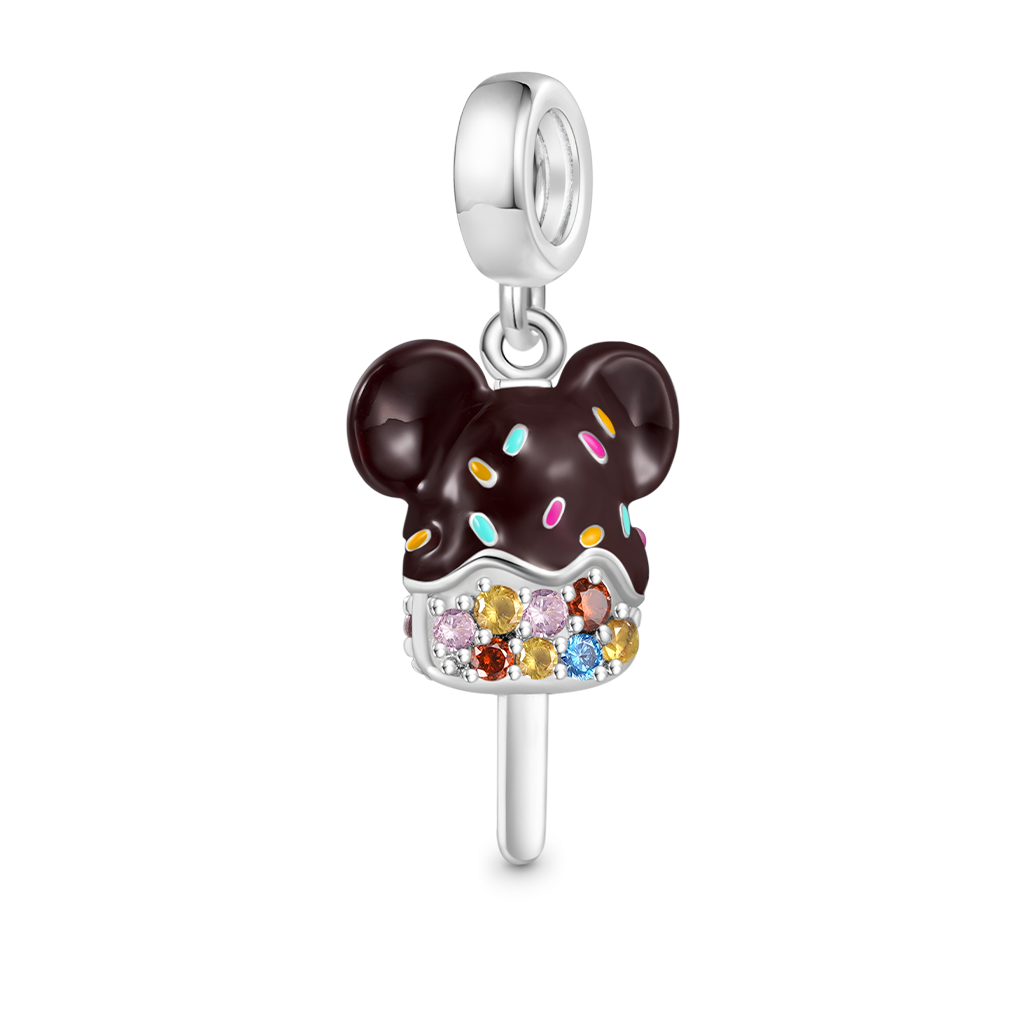 Gnoce Chocolate Ice Cream Pendant Dangle Charm_2