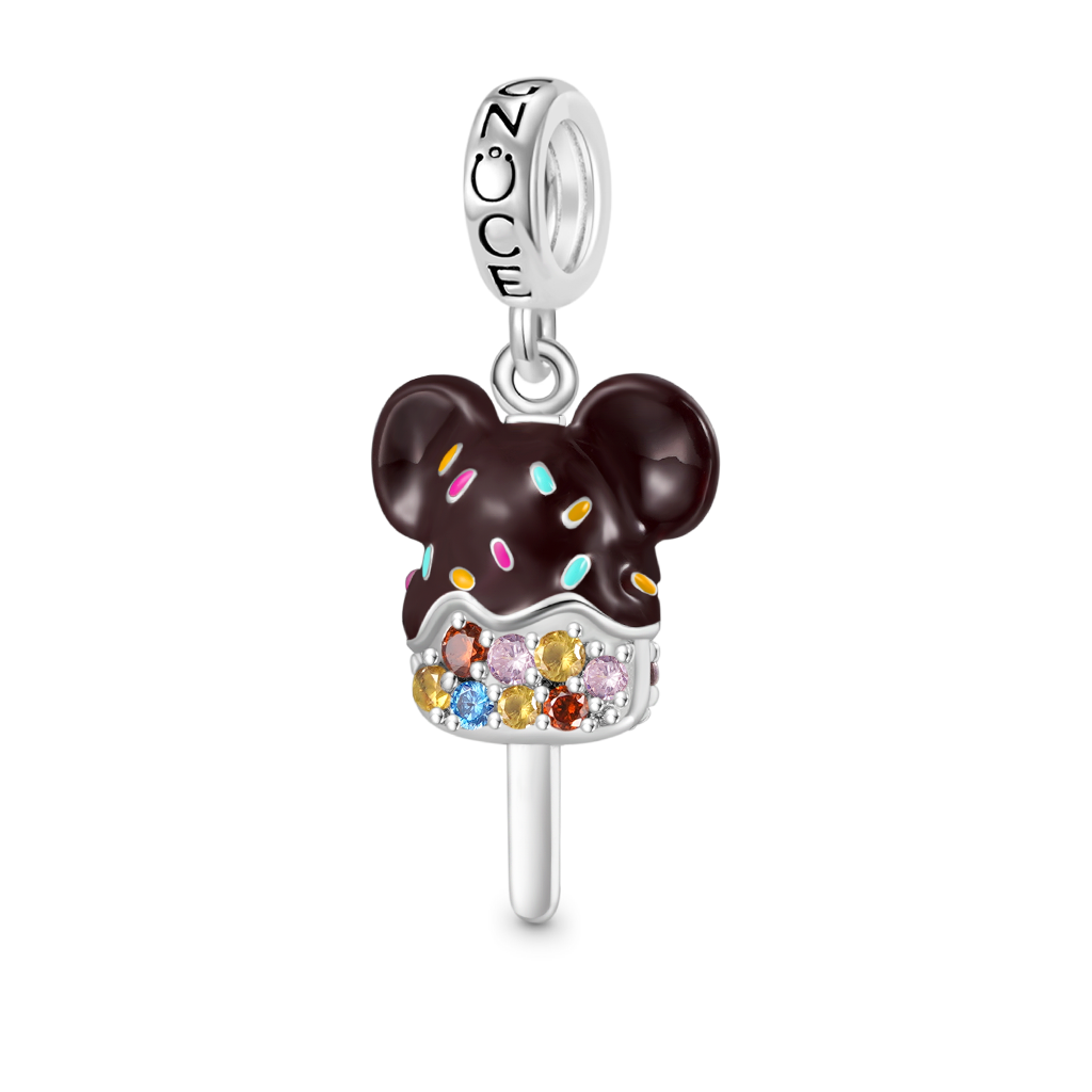 Gnoce Chocolate Ice Cream Pendant Dangle Charm_1