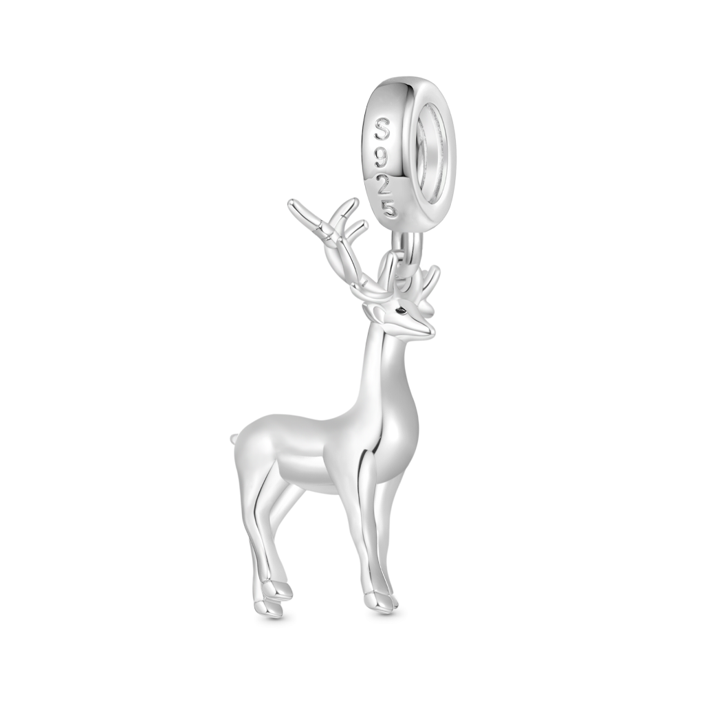Gnoce German Red Deer Pendant Dangle Charm_2