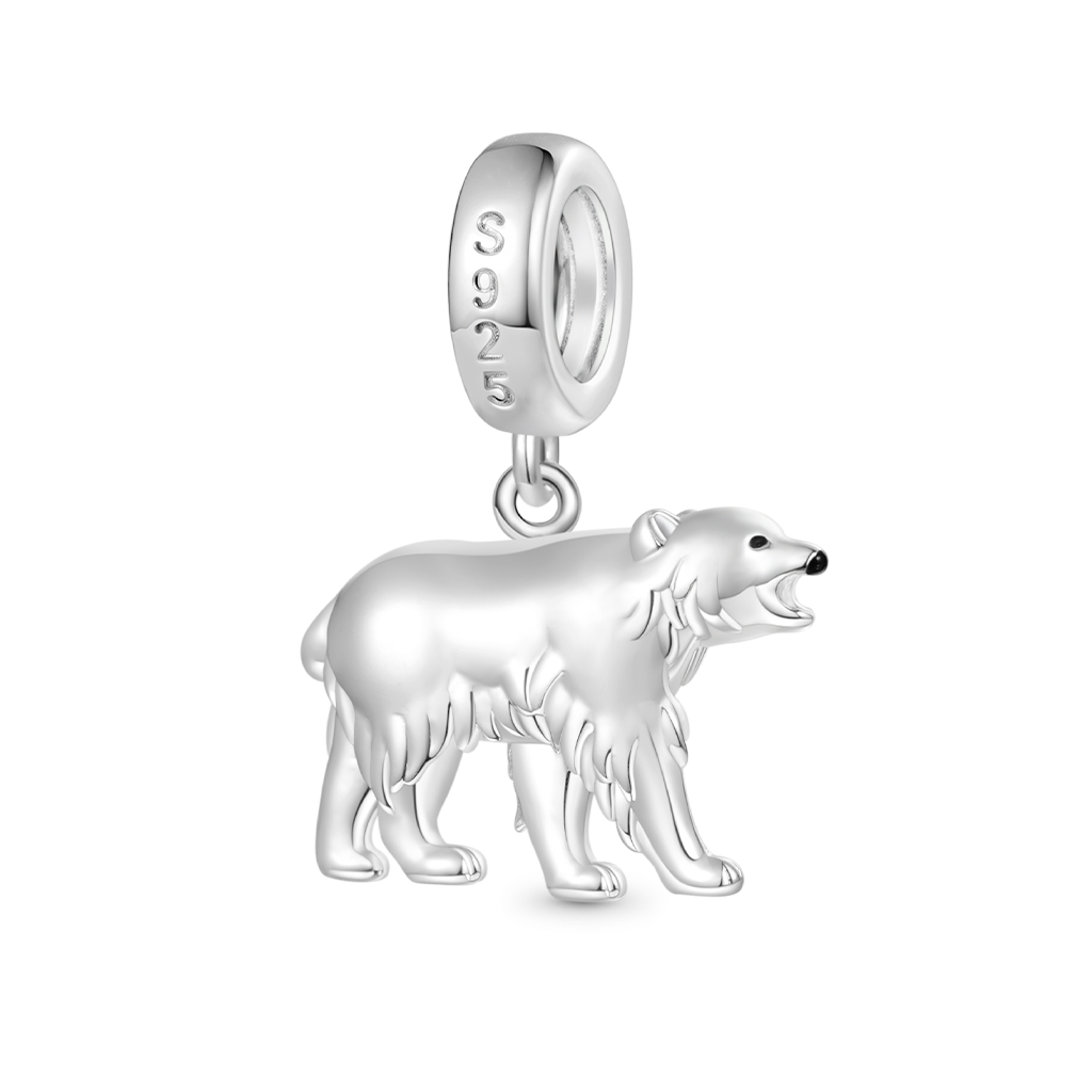 Gnoce Grizzly Bear Pendant Dangle Charm_2