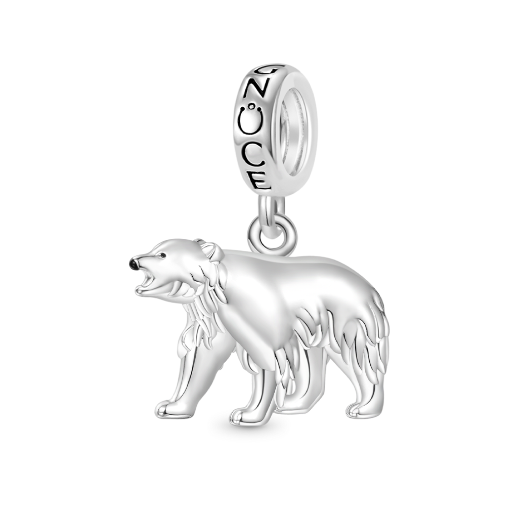 Gnoce Grizzly Bear Pendant Dangle Charm_1