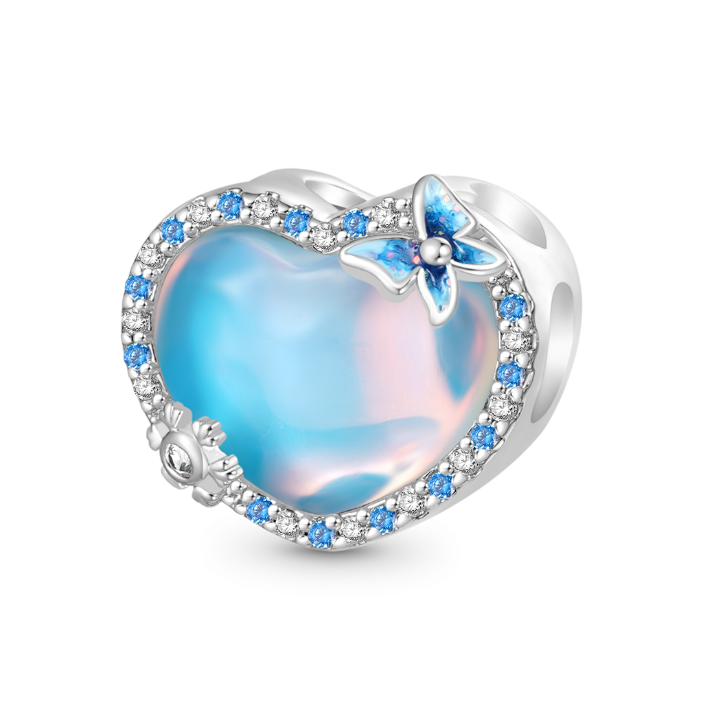 Gnoce Snowflake Water Ripple Love Heart Charm_1