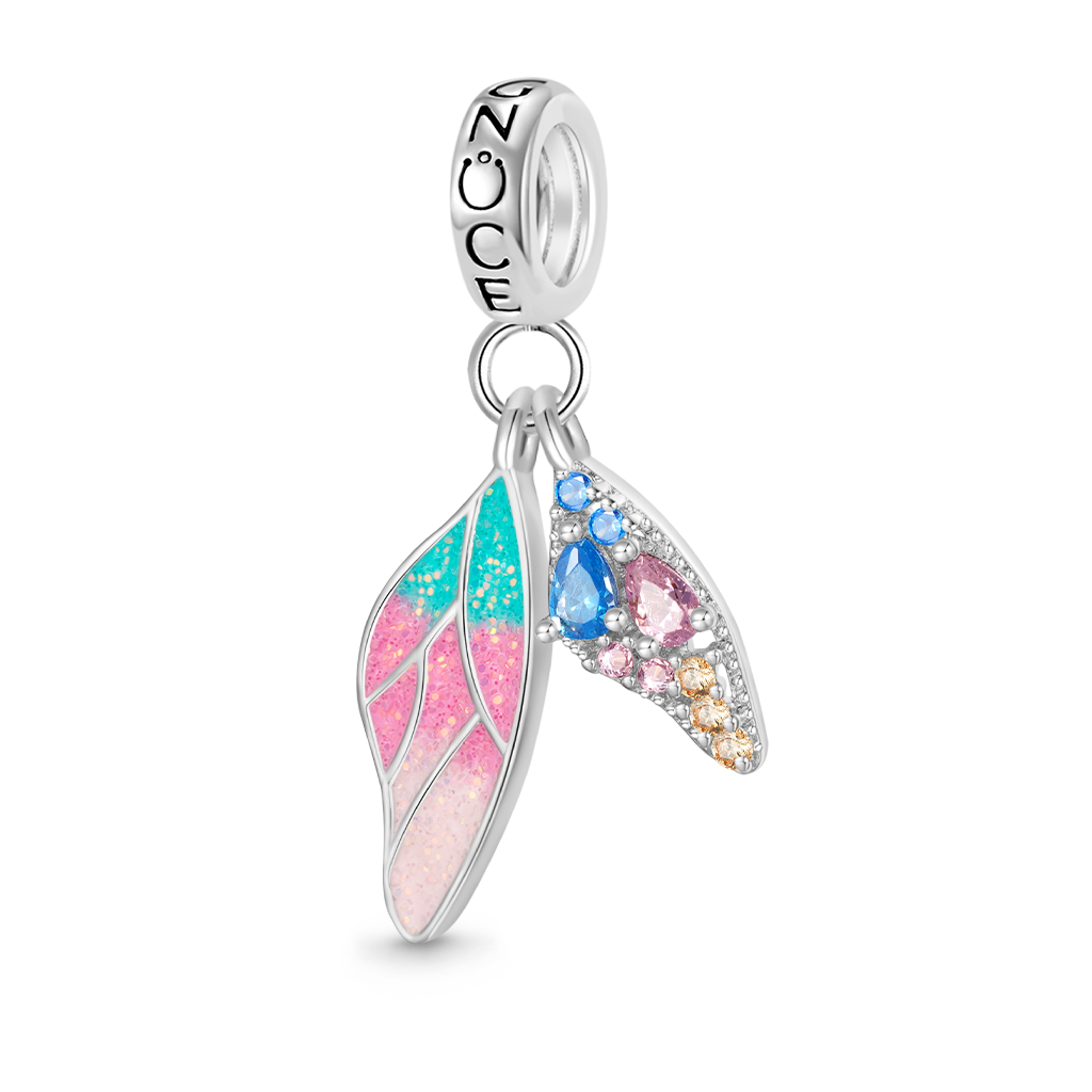 Gnoce Butterfly Wings Pendant Dangle Charm_1