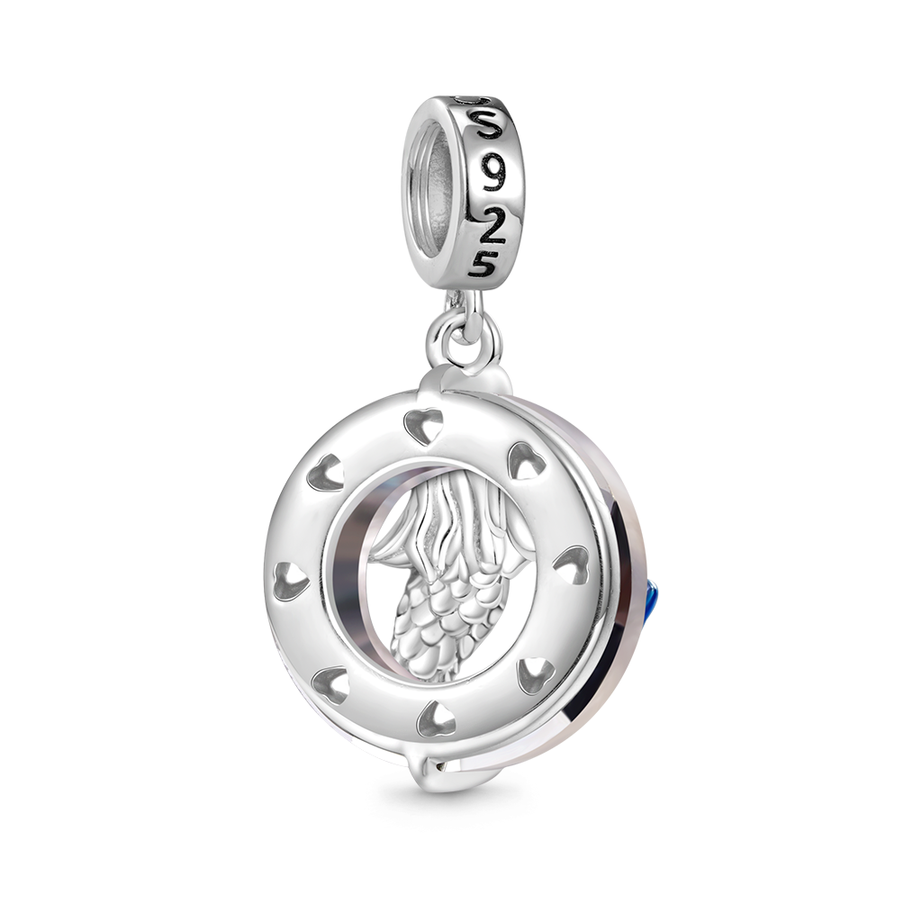 Gnoce Ring of Angels Mermaid Pendant Dangle Charm_2