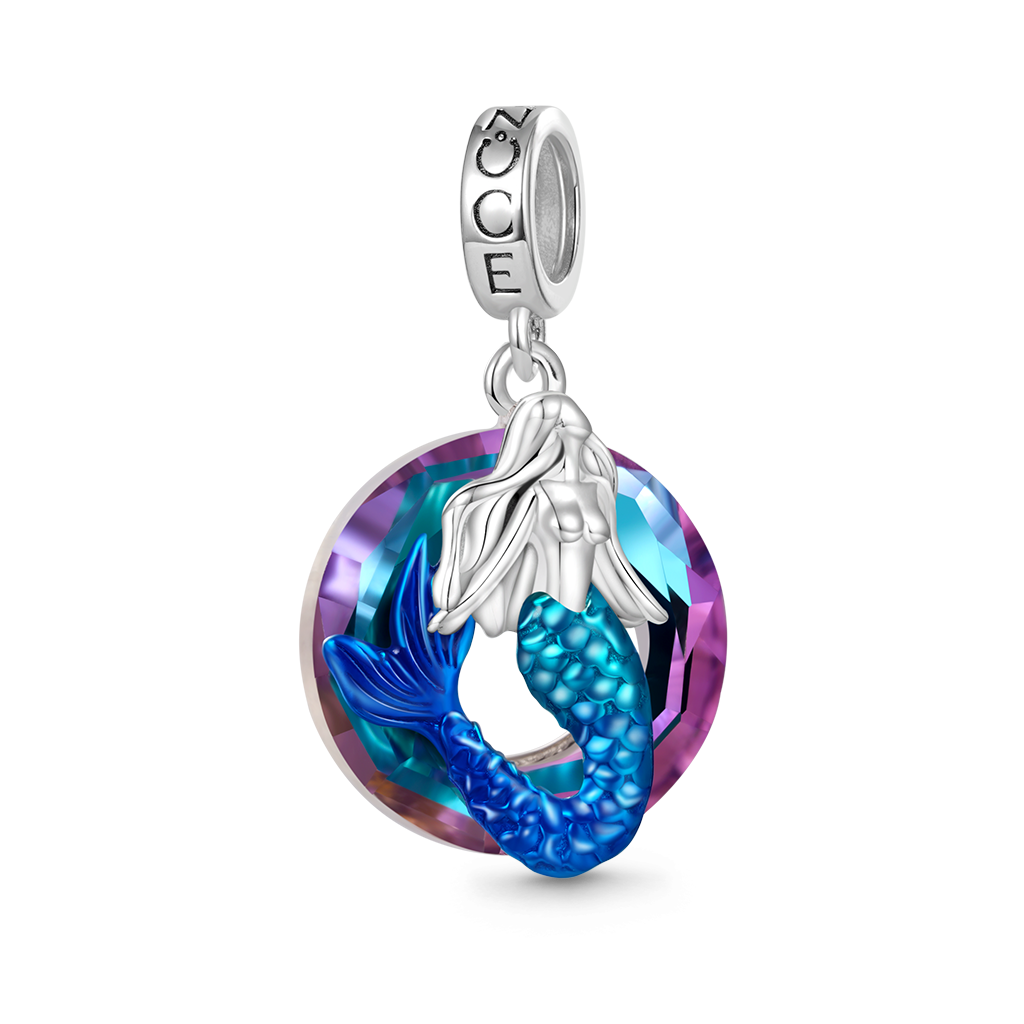 Gnoce Ring of Angels Mermaid Pendant Dangle Charm_1