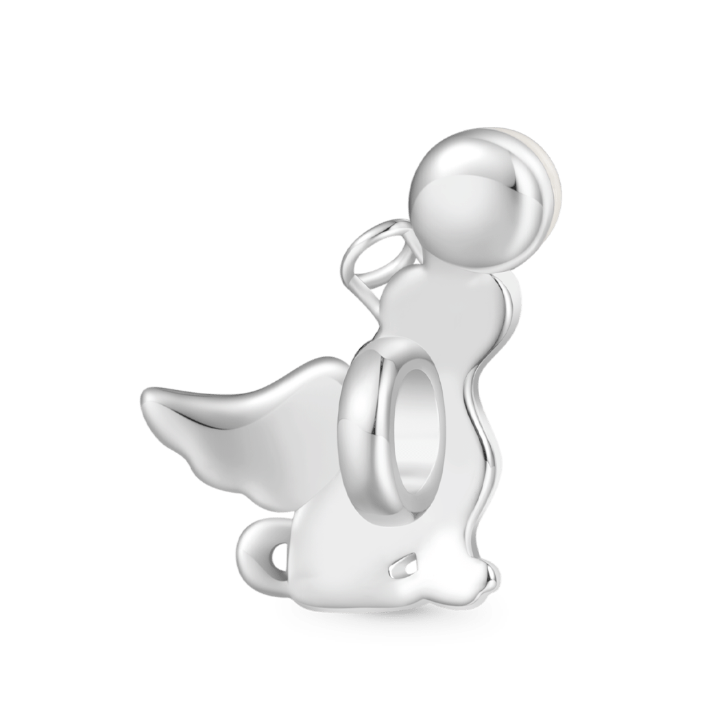 Gnoce Engravable Angel Puppy Glow-in-the-Dark Charm_3