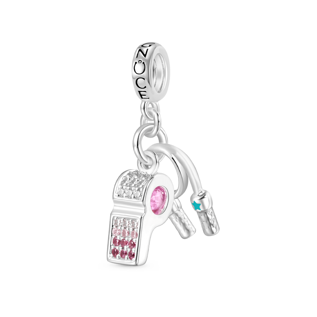 Gnoce Whistle Jump Rope Pendant Dangle Charm_1