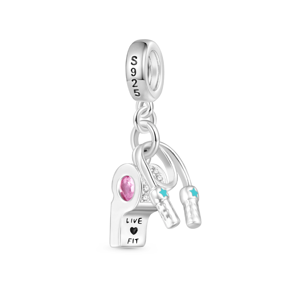 Gnoce Whistle Jump Rope Pendant Dangle Charm_2