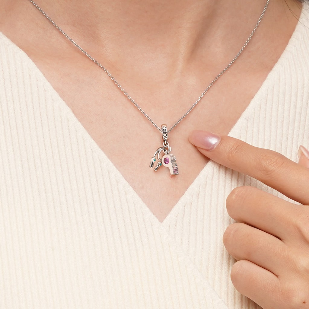 Gnoce Whistle Jump Rope Pendant Dangle Charm_5