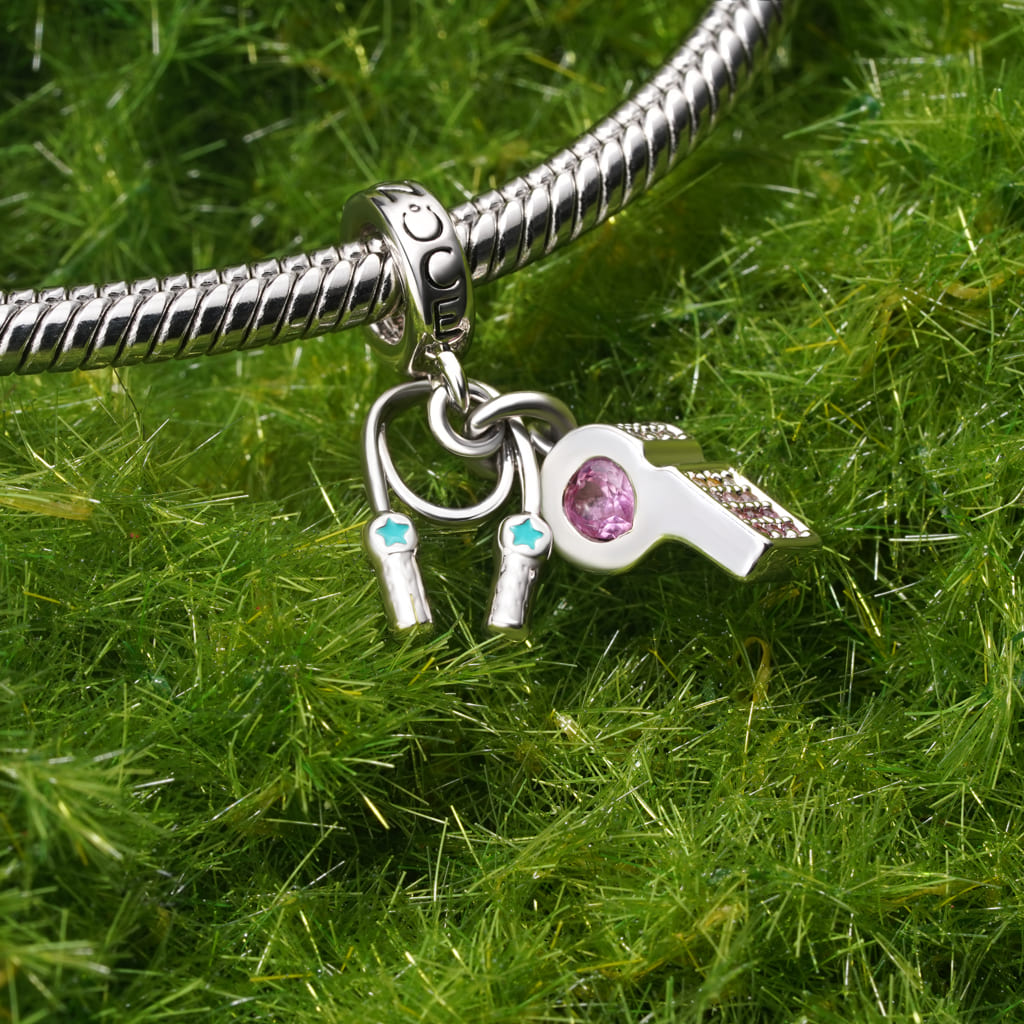 Gnoce Whistle Jump Rope Pendant Dangle Charm_3